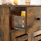 Brown Free Standing Bathroom Storage Cabinet with Drawer FredCo