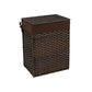 Brown Handwoven Laundry Basket FredCo