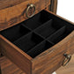Brown Jewelry Storage Armoire with Mirror FredCo