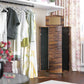 Brown Jewelry Storage Armoire with Mirror FredCo