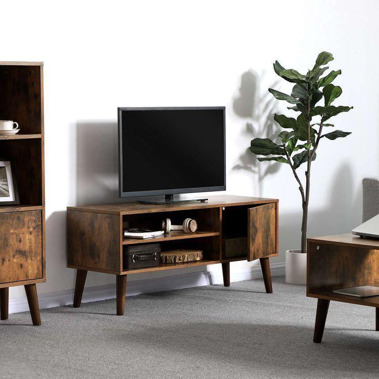 Brown Retro TV Stand FredCo