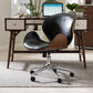 Bruce Walnut and Black Modern Office Chair FredCo
