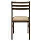 Bucknell 3-Piece Dining Set With Drop Leaf Cappuccino And Tan 130005 Coaster FredCo