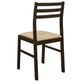 Bucknell 3-Piece Dining Set With Drop Leaf Cappuccino And Tan 130005 Coaster FredCo