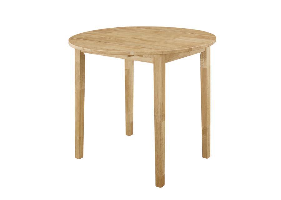 Bucknell 3-Piece Dining Set With Drop Leaf Natural And Tan 130006 Coaster FredCo