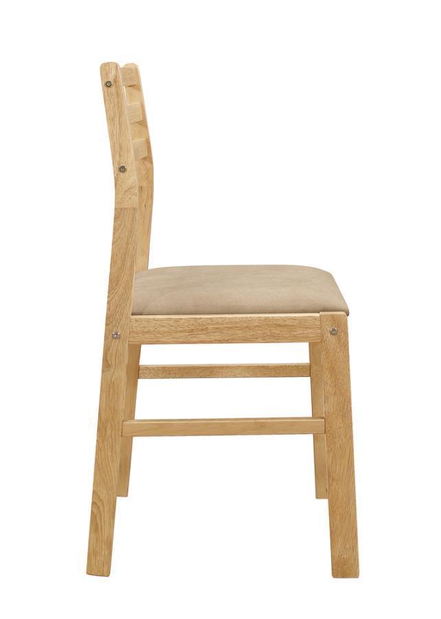 Bucknell 3-Piece Dining Set With Drop Leaf Natural And Tan 130006 Coaster FredCo