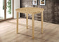 Bucknell 3-Piece Dining Set With Drop Leaf Natural And Tan 130006 Coaster FredCo
