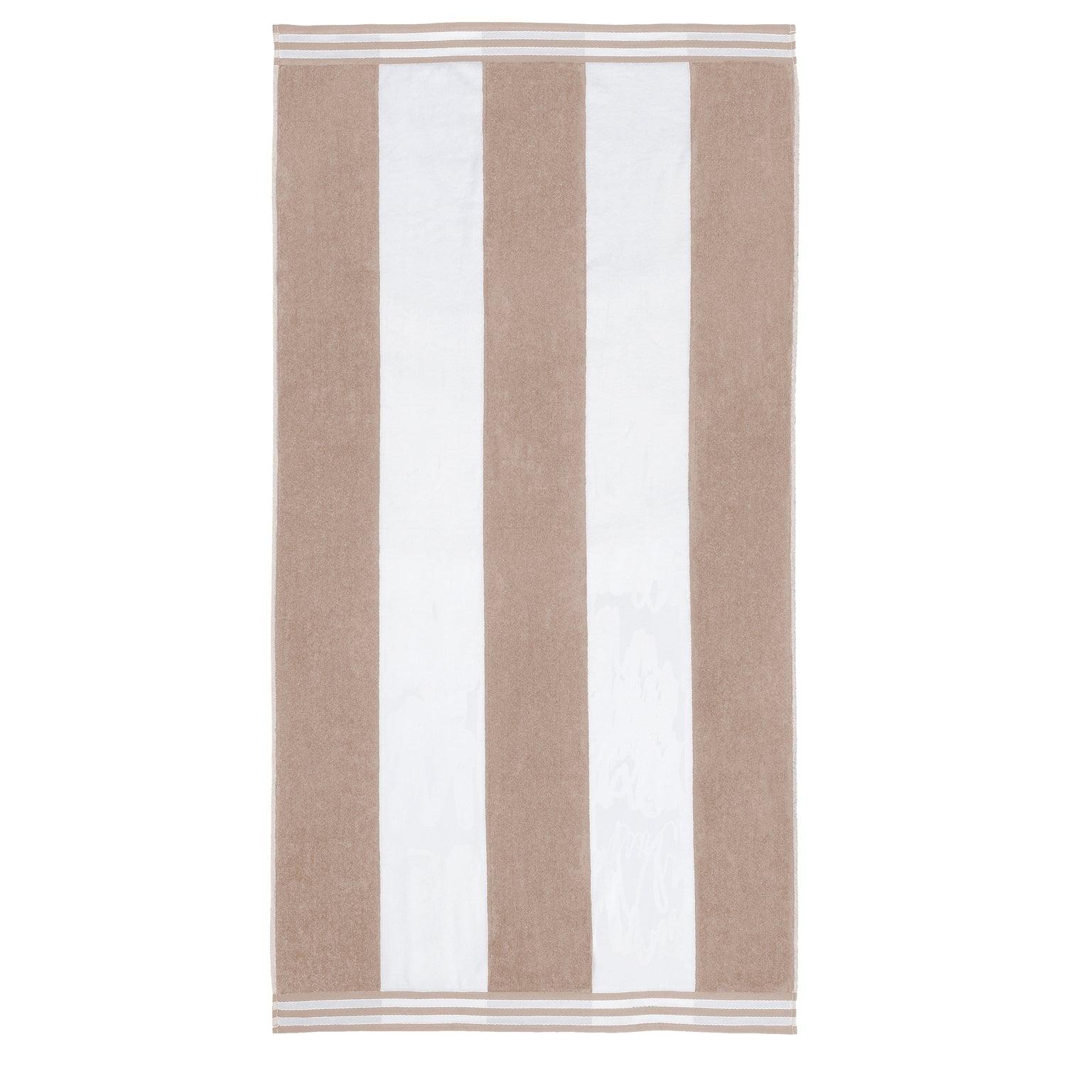 Cabana Stripes 100% Cotton Oversized Beach Towel FredCo
