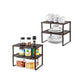 Cabinet Shelf Organizer Brown FredCo
