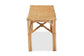 Cacaban Modern Bohemian Natural Brown Rattan Accent Bench FredCo
