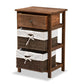 Cade Mid-Century Modern Transitional Walnut Brown Finished Wood and 1-Drawer Nightstand FredCo