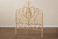 Caelinus Modern Bohemian Natural Brown Rattan Queen Size Standalone Headboard FredCo