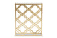 Calanthe Modern and Contemporary Gold Finished Metal Console Table with Marble Tabletop FredCo