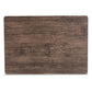 Calder Mid-Century Modern Walnut Brown Finished Wood and Black Metal Dining Table FredCo