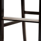 Calista Modern and Contemporary Grey Fabric Upholstered and Espresso Brown Finished Wood 2-Piece Bar Stool Set FredCo