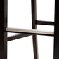 Calista Modern and Contemporary Sand Fabric Upholstered and Espresso Brown Finished Wood 2-Piece Bar Stool Set FredCo