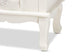 Callen Classic and Traditional White Finished Wood 3-Drawer Nightstand FredCo