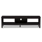 Callie Modern and Contemporary Wenge Brown Finished TV Stand FredCo