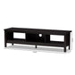 Callie Modern and Contemporary Wenge Brown Finished TV Stand FredCo