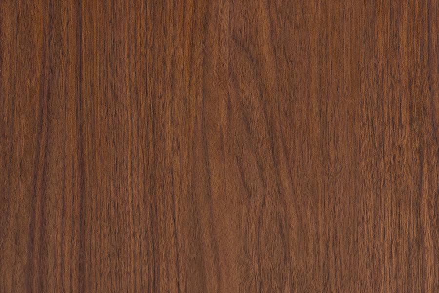 Calypso Mid-Century Modern Two-Tone White and Walnut Brown Finished Wood 3-Piece Storage Set FredCo