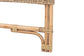 Cantara Modern Bohemian Natural Rattan Queen Size Standalone Headboard FredCo
