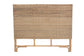 Cantara Modern Bohemian Natural Rattan Queen Size Standalone Headboard FredCo