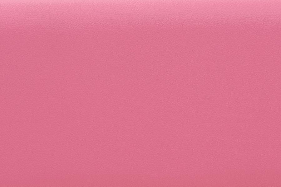 Canterbury Contemporary Glam Pink Faux Leather Upholstered Queen Size 3-Piece Bedroom Set FredCo