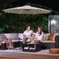 Cantilever Patio Umbrella with Lights FredCo