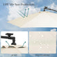 Cantilever Patio Umbrella with Lights FredCo