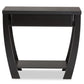 Capote Modern and Contemporary Dark Brown Finished Wood 2-Drawer Console Table FredCo