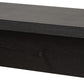Capote Modern and Contemporary Dark Brown Finished Wood 2-Drawer Console Table FredCo