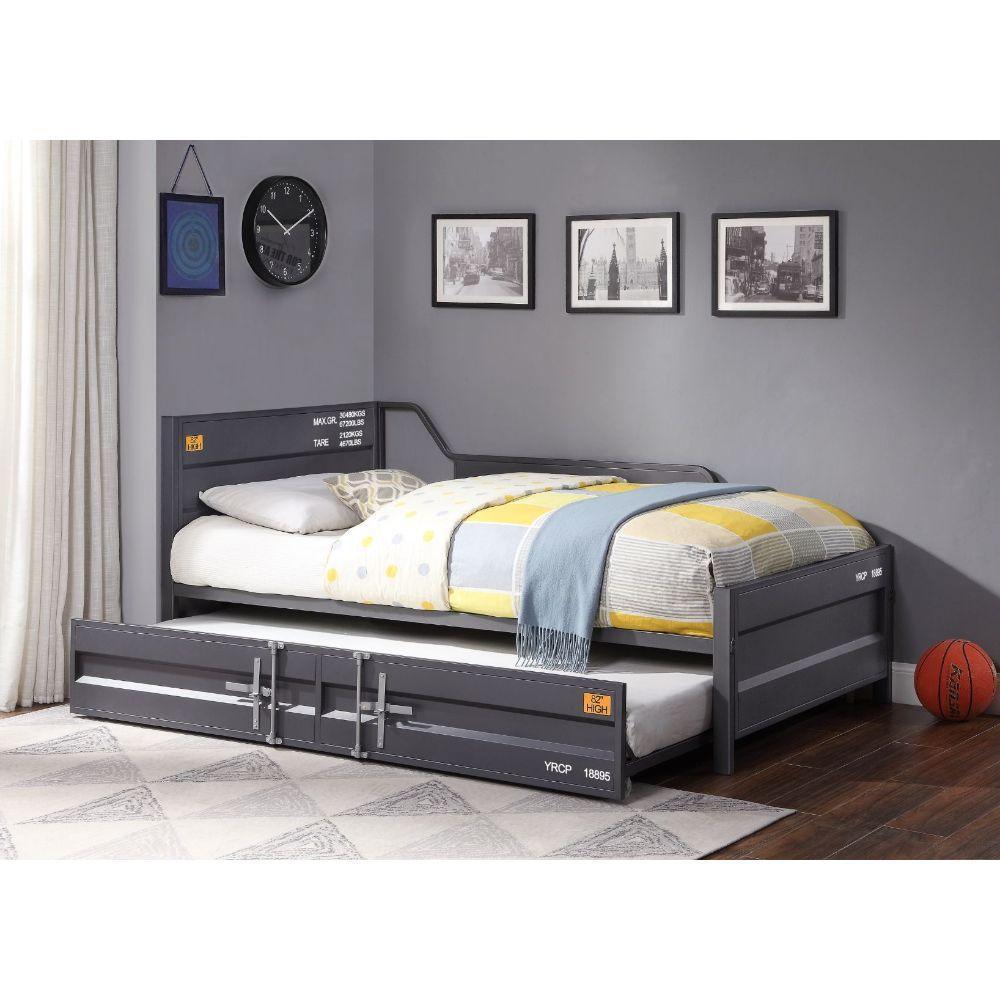 Cargo Daybed & Trundle (Twin Size) Gunmetal FredCo