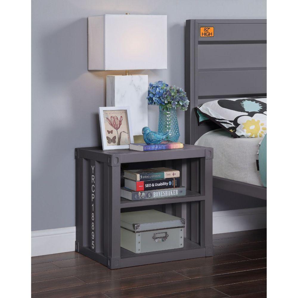 Cargo Nightstand (USB) Gunmetal FredCo