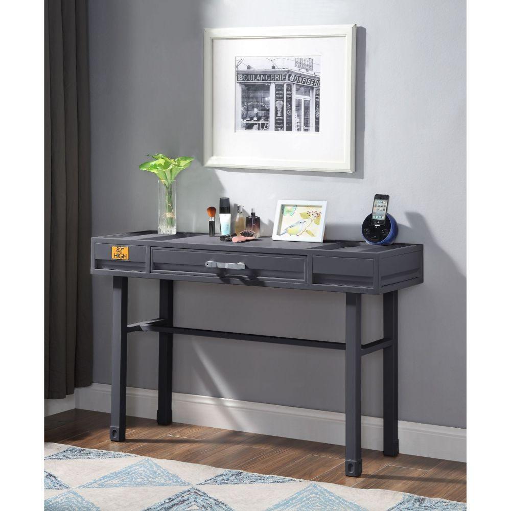 Cargo Vanity Desk Gunmetal FredCo