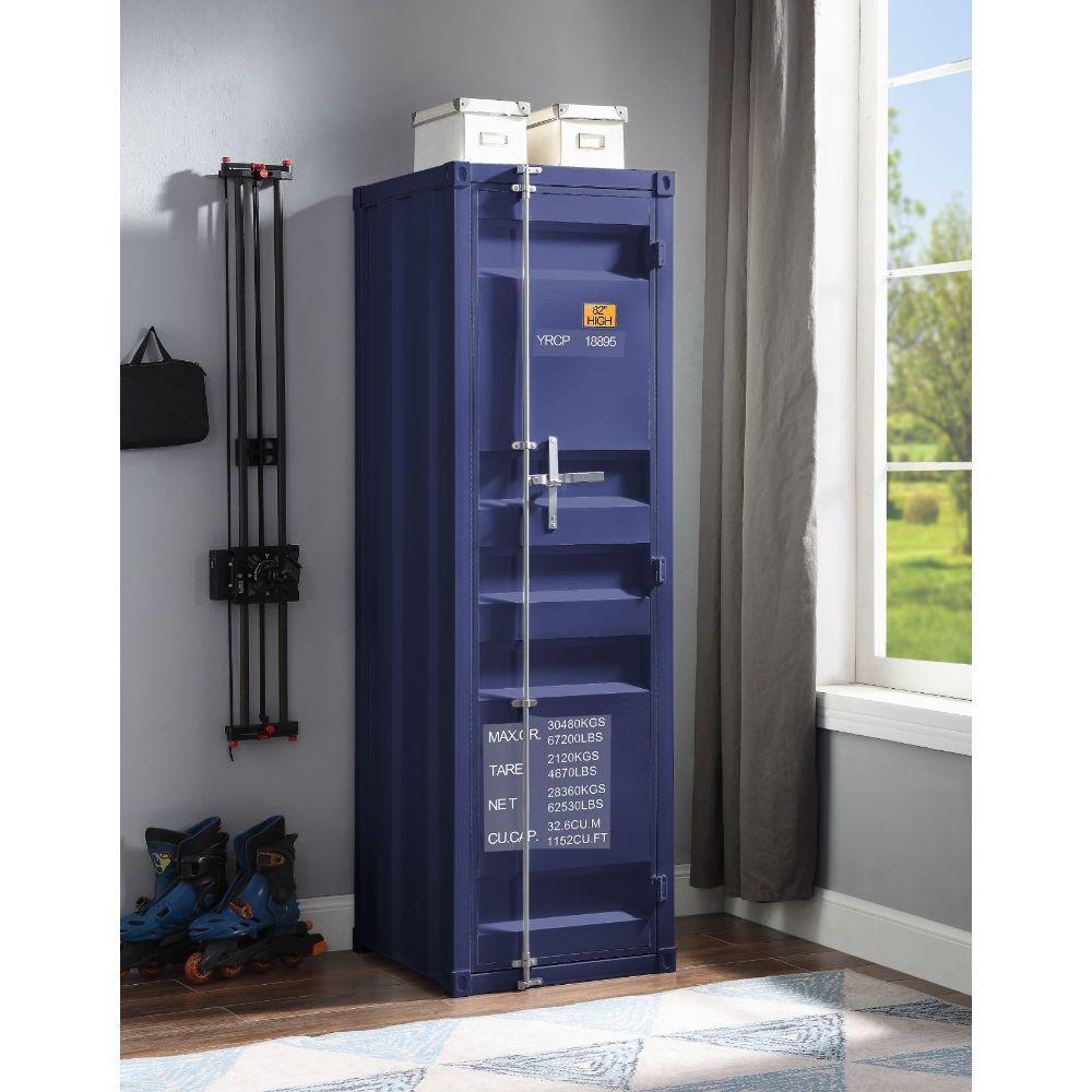 Cargo Wardrobe (Single Door) Blue FredCo