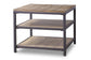 Caribou Wood and Metal End Table FredCo