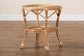 Cariel Modern Bohemian Natural Brown Rattan Coffee Table FredCo