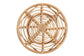 Cariel Modern Bohemian Natural Brown Rattan Coffee Table FredCo