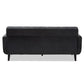 Carina Mid-Century Modern Dark Grey Fabric Upholstered Sofa FredCo