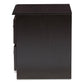 Carine Modern and Contemporary Wenge Brown Finished 2-Drawer Nightstand FredCo
