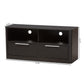 Carlingford Modern and Contemporary Espresso Brown Finished Wood 2-Drawer TV Stand FredCo