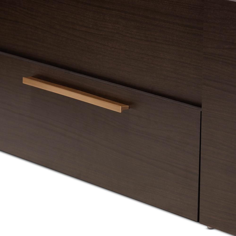 Carlson Modern and Contemporary Espresso Brown Finished Wood Twin Size 3-Drawer Platform Storage Bed FredCo