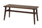 Carola Mid-Century Modern Warm Grey Fabric and Dark Brown Finished Wood 6-Piece Dining Chair Set FredCo