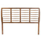 Carolyn Mid-Century Modern Ash Walnut Finished Wood King Size Headboard FredCo