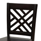 Caron Modern and Contemporary Dark Brown Finished Wood 5-Piece Pub Set FredCo