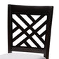 Caron Modern and Contemporary Gray Fabric Upholstered Espresso Brown Finished 5-Piece Wood Pub Set FredCo