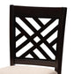 Caron Modern and Contemporary Sand Fabric Upholstered Espresso Brown Finished 5-Piece Wood Pub Set FredCo