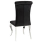 Carone 5-piece Dining Room Set Black and Chrome 105071-S5 Coaster FredCo