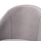 Carra Mid-Century Modern Grey Fabric Upholstered Walnut-Finished Wood Swivel Counter Stool (Set of 2) FredCo
