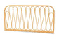Carrick Modern Bohemian Natural Brown Rattan Queen Size Wall-mount Headboard FredCo